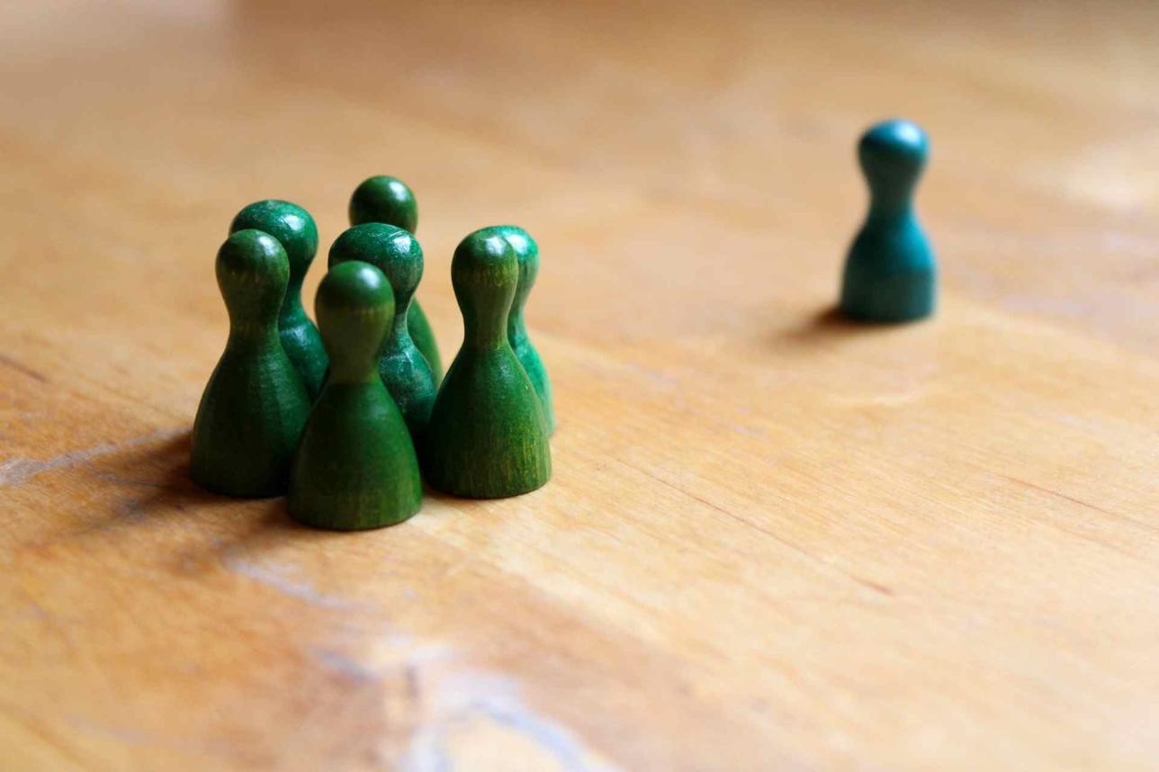 grüne Schachfiguren