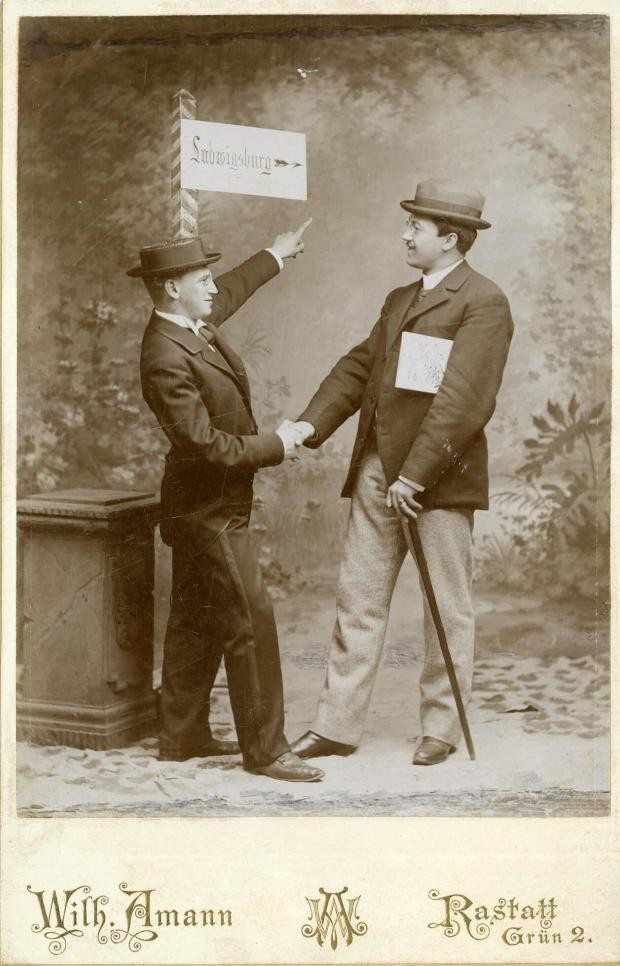 Arthur Wertheimer shakes hands with Christian Zwiebelhofer