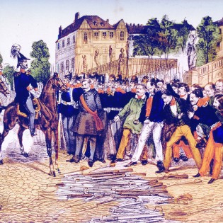 Picture Disarmament 1849 in Rastatt Baden Revolution