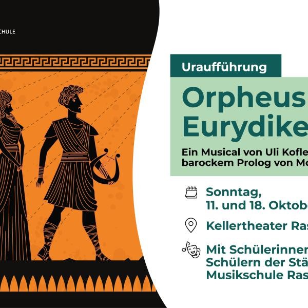 Plakat zu Orpheus und Eirydike