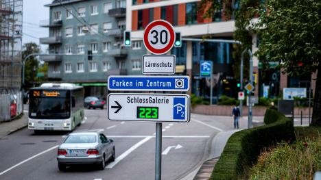 Système de guidage de stationnement à Rastatt