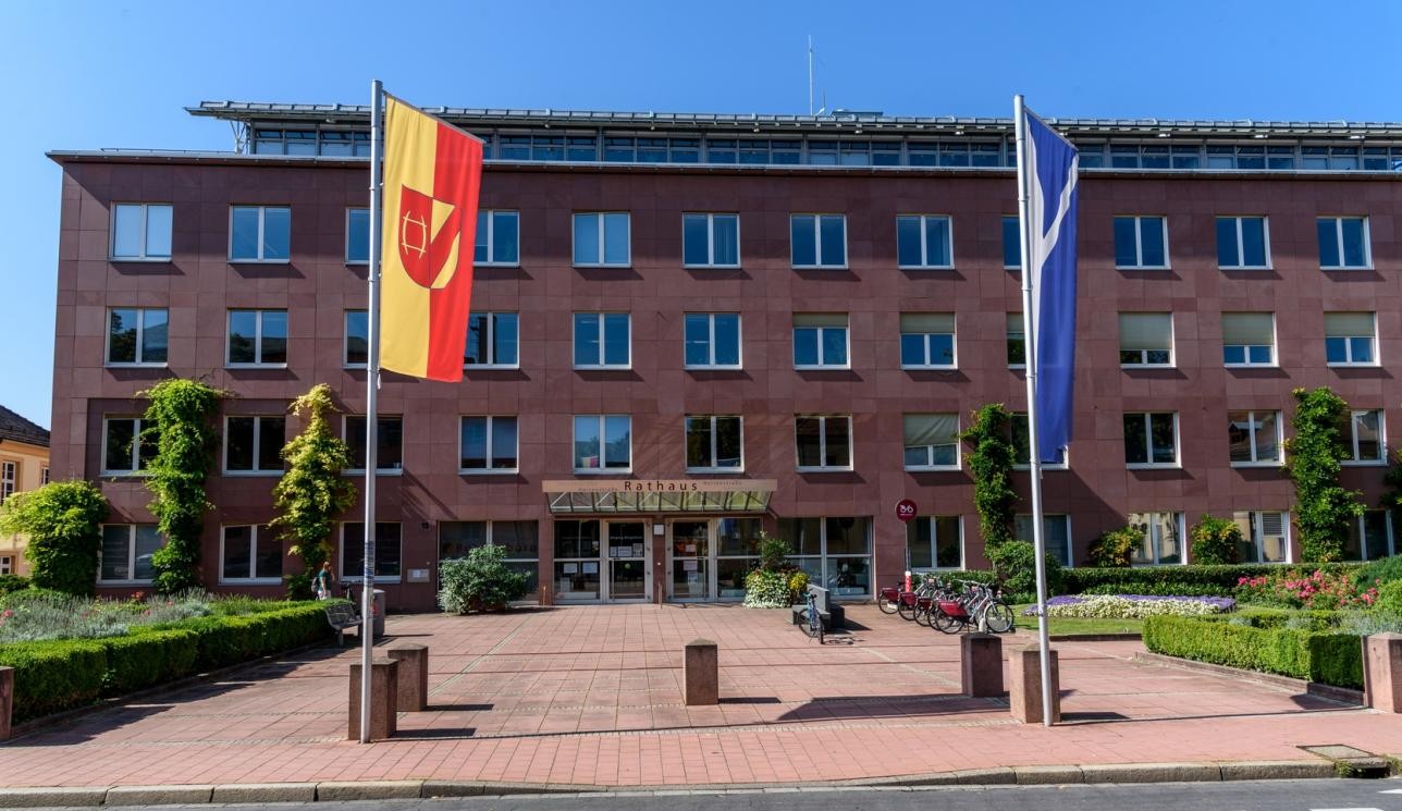 City Hall at Herrenstraße 15 in Rastatt. The registry office is located here.