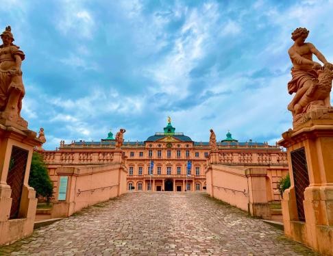 Blick auf das Rastatter Schloss