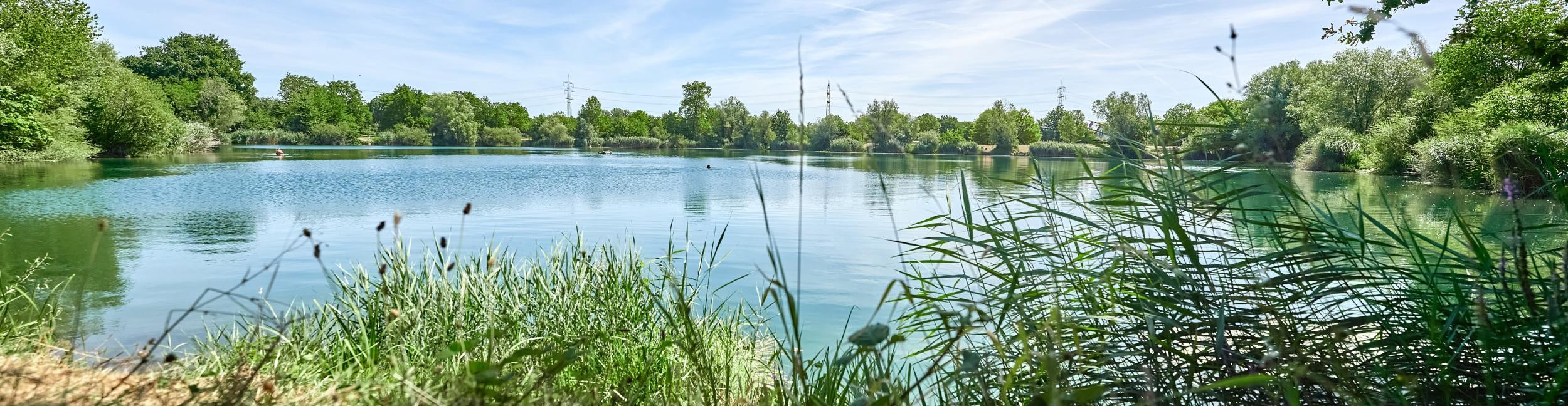 Ottersdorfer Lindensee. Foto: Joachim Gerstner Ufer am Lindensee in Ottersdorf
