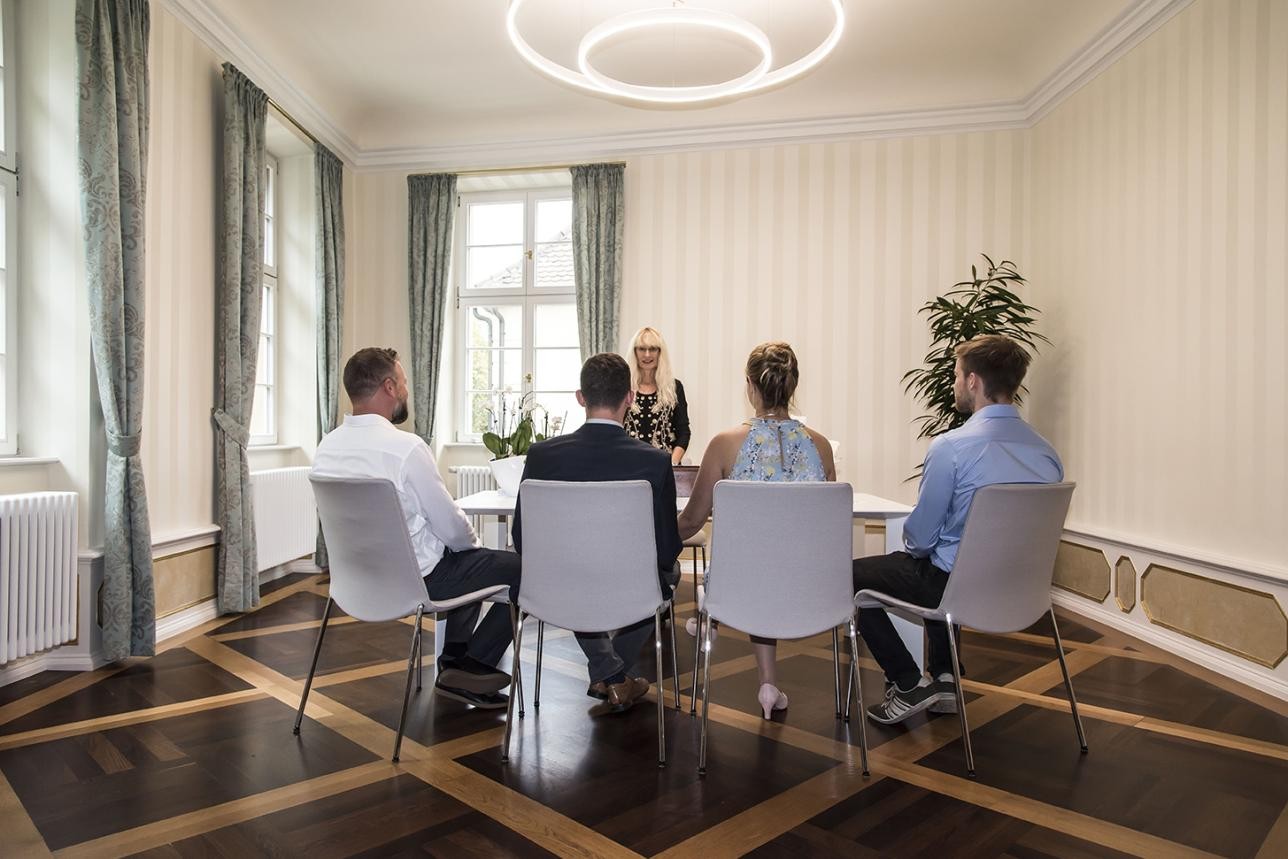 Wedding room in the Rossi House of the city of Rastatt