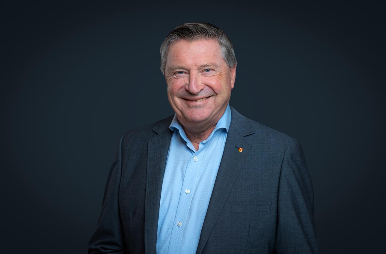 Portrait-photo Roland Walter Président du groupe parlementaire des Verts