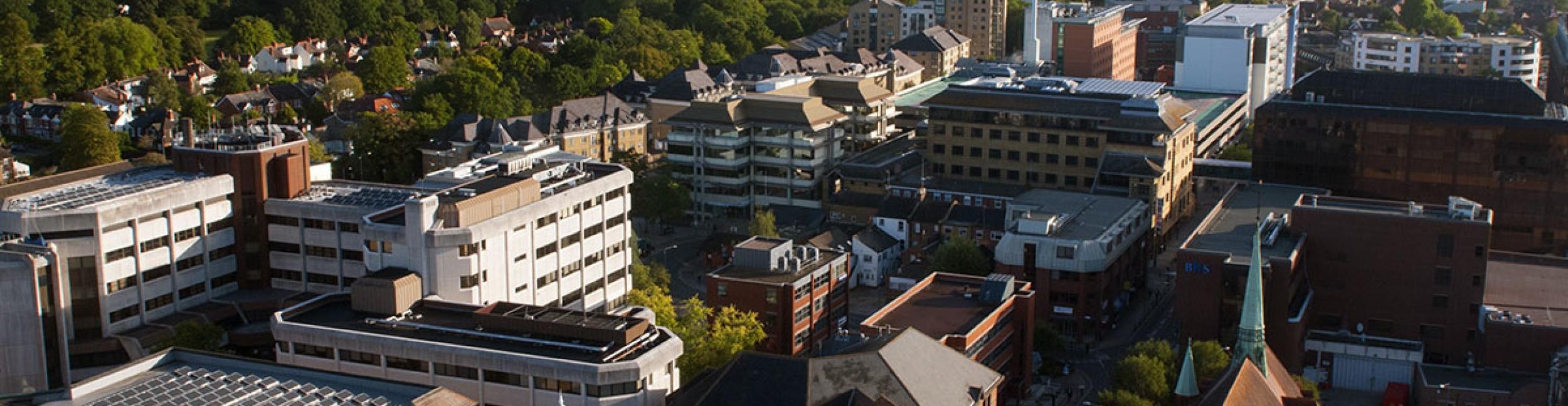 Woking from above