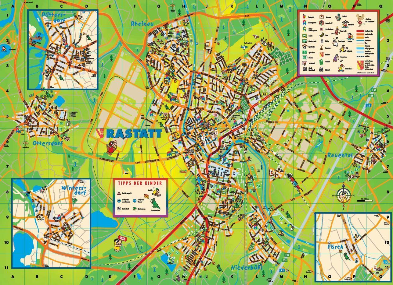 Children's city map