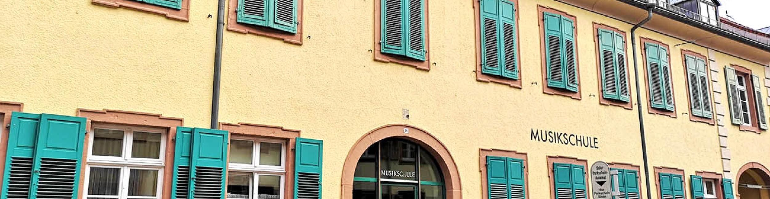 Musikschule in Rastatt. Foto: Stadt Rastatt/Isabelle Joyon Musikschule in Rastatt von außen