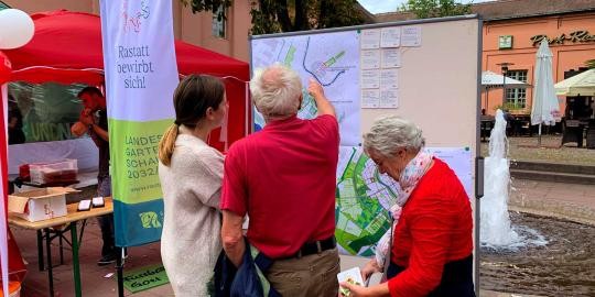 3_Landesgartenschau Rastatt_Verkaufsoffener Sonntag_LGS Gelände wird erklärt_Foto Stadt Rastatt_Isabelle Joyon_2019