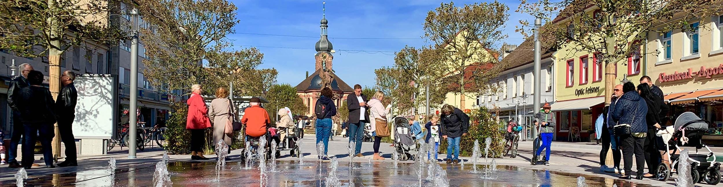 Obere Kaiserstraße in Rastatt