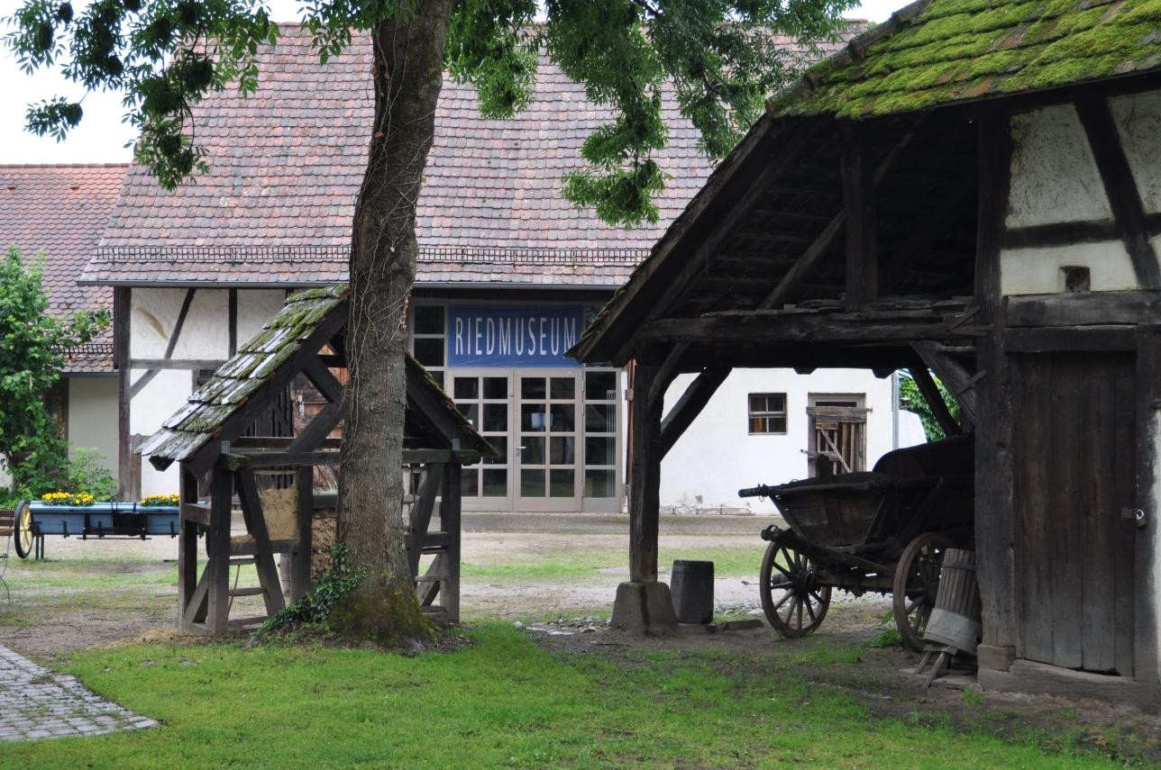 The Riedmuseum in Ottersdorf, exterior view.