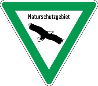 Schild Naturschutzgebiet