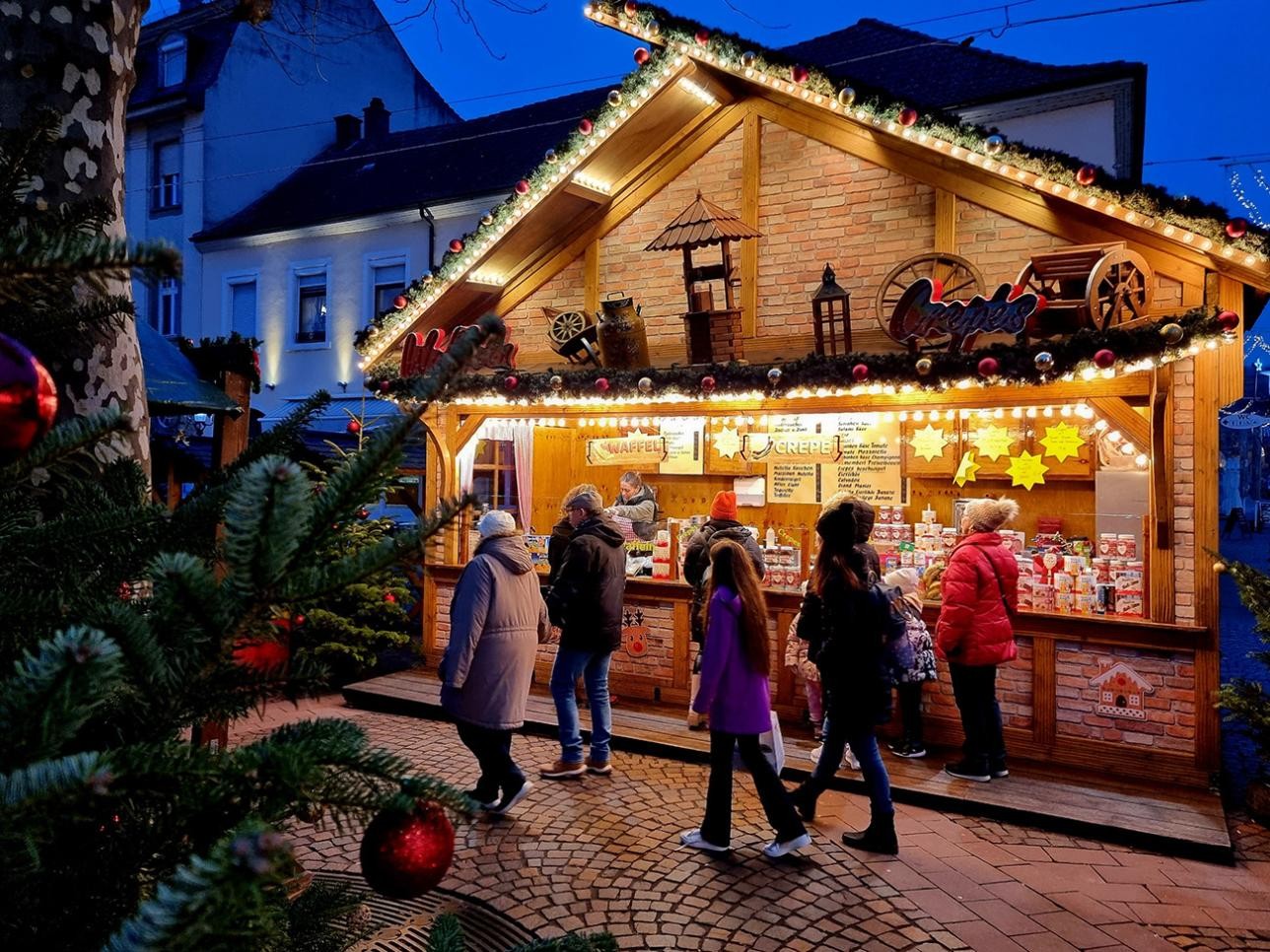 Stand du marché de Noël de Rastatt