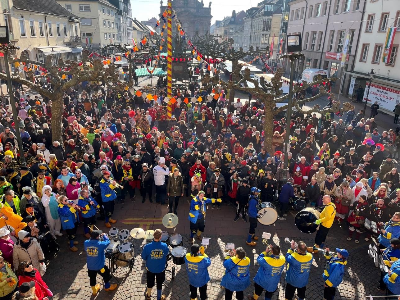 Tempête à la mairie de Rastatt