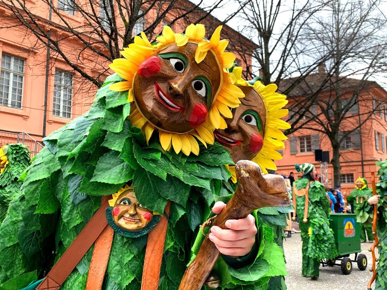 Groupe au défilé de carnaval à Rastatt