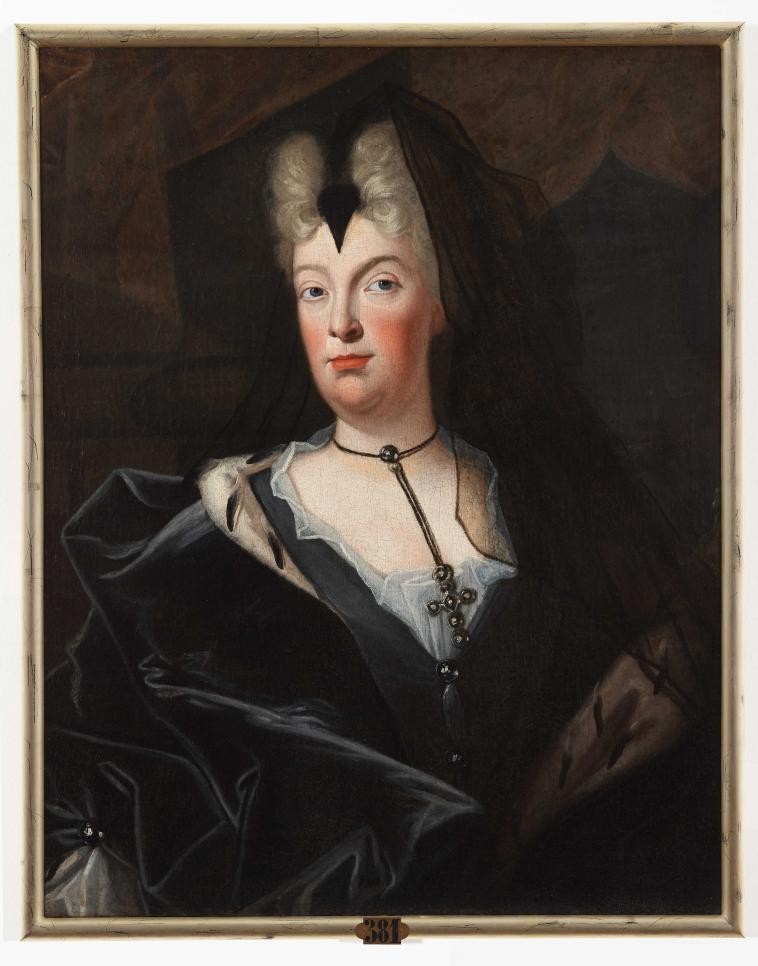 Die Markgräfin Sibylla Augusta als junge Witwe, Foto: Stadtmuseum Rastatt Die Markgräfin Sibylla Augusta als junge Witwe