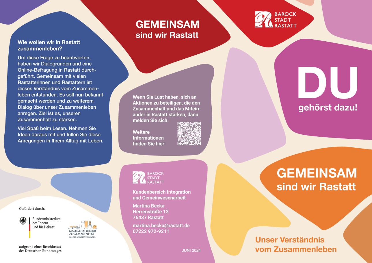 Plakat zum Verständnis vom Zusammenleben