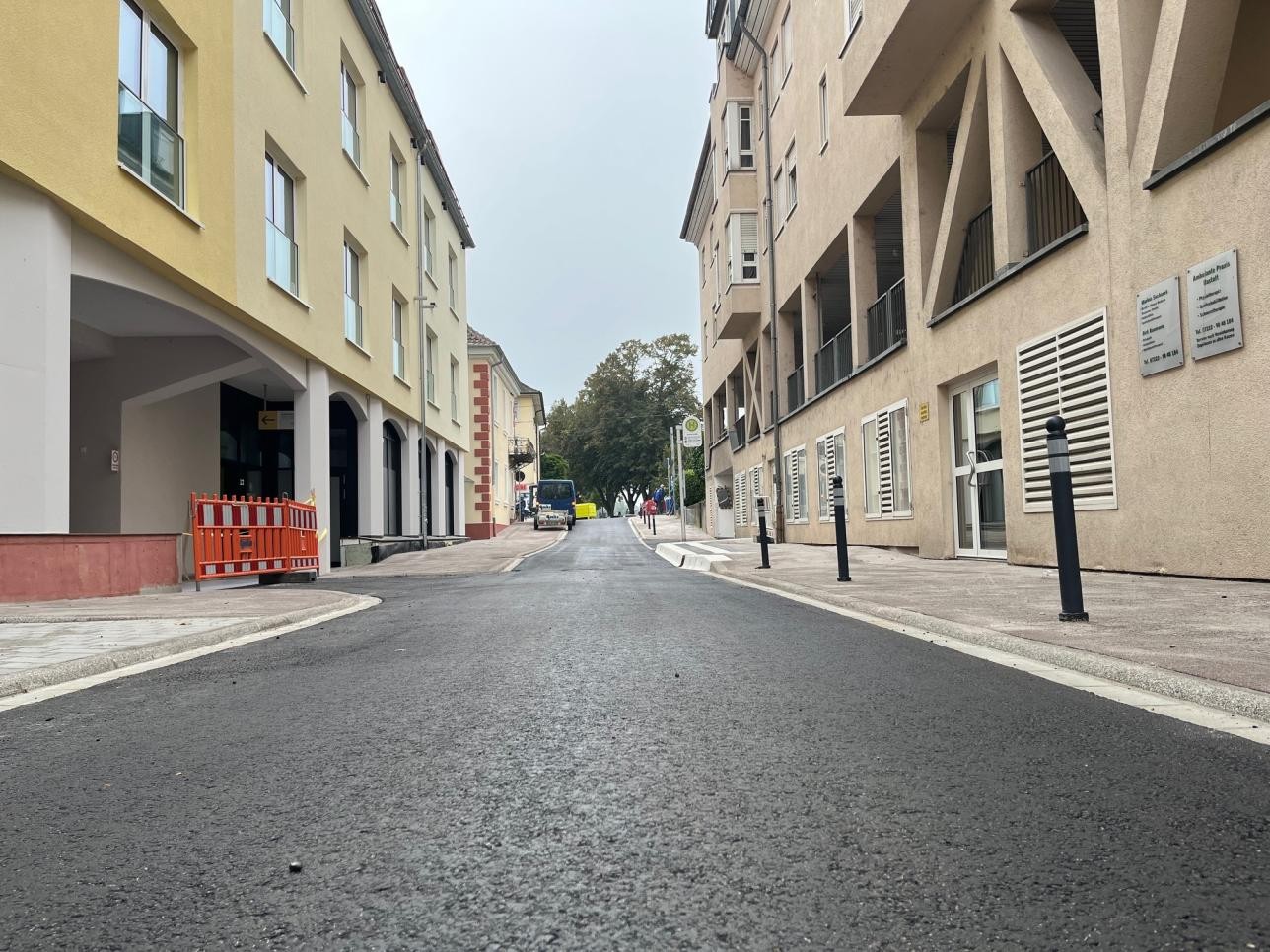 Die Dreherstraße ist wieder für den Verkehr freigegeben. Ab sofort gilt ab dem Werderplatz in Richtung Schlossstraße eine Einbahnstraßenregelung. Foto: Stadt Rastatt/Heike Bornhäußer Die Dreherstraße ist wieder für den Verkehr freigegeben. Ab sofort gilt ab dem Werderplatz in Richtung Schlossstraße eine Einbahnstraßenregelung.