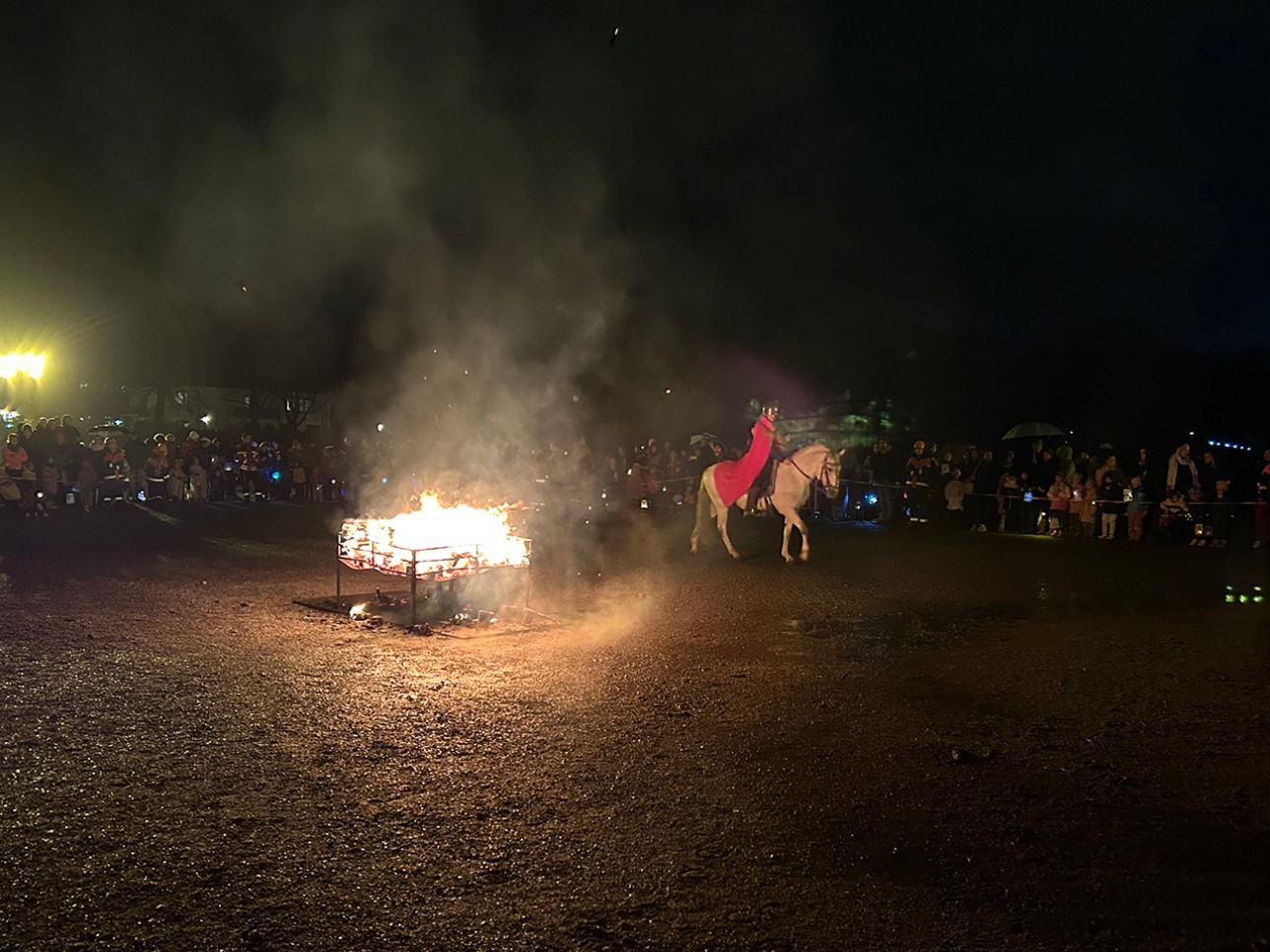 Sankt Martin mit seinem Pferd macht auch dieses Jahr wieder Halt in Rastatt.
