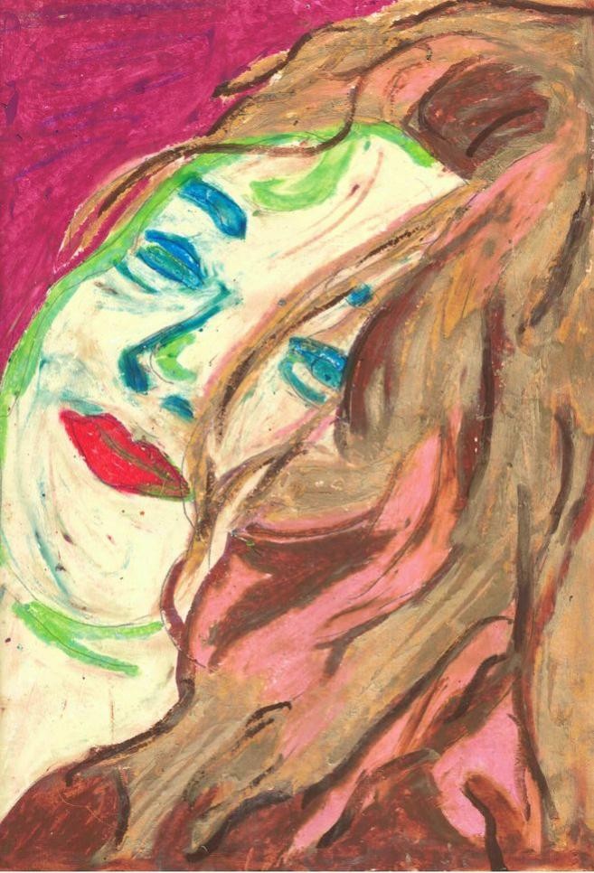 Farbenfrohe Selbstporträts können Teilnehmer in einem Workshop selbst herstellen, Foto: Martina Czech-Kirchberg, Mariana Lahouel. Farbenfrohes Selbstporträt