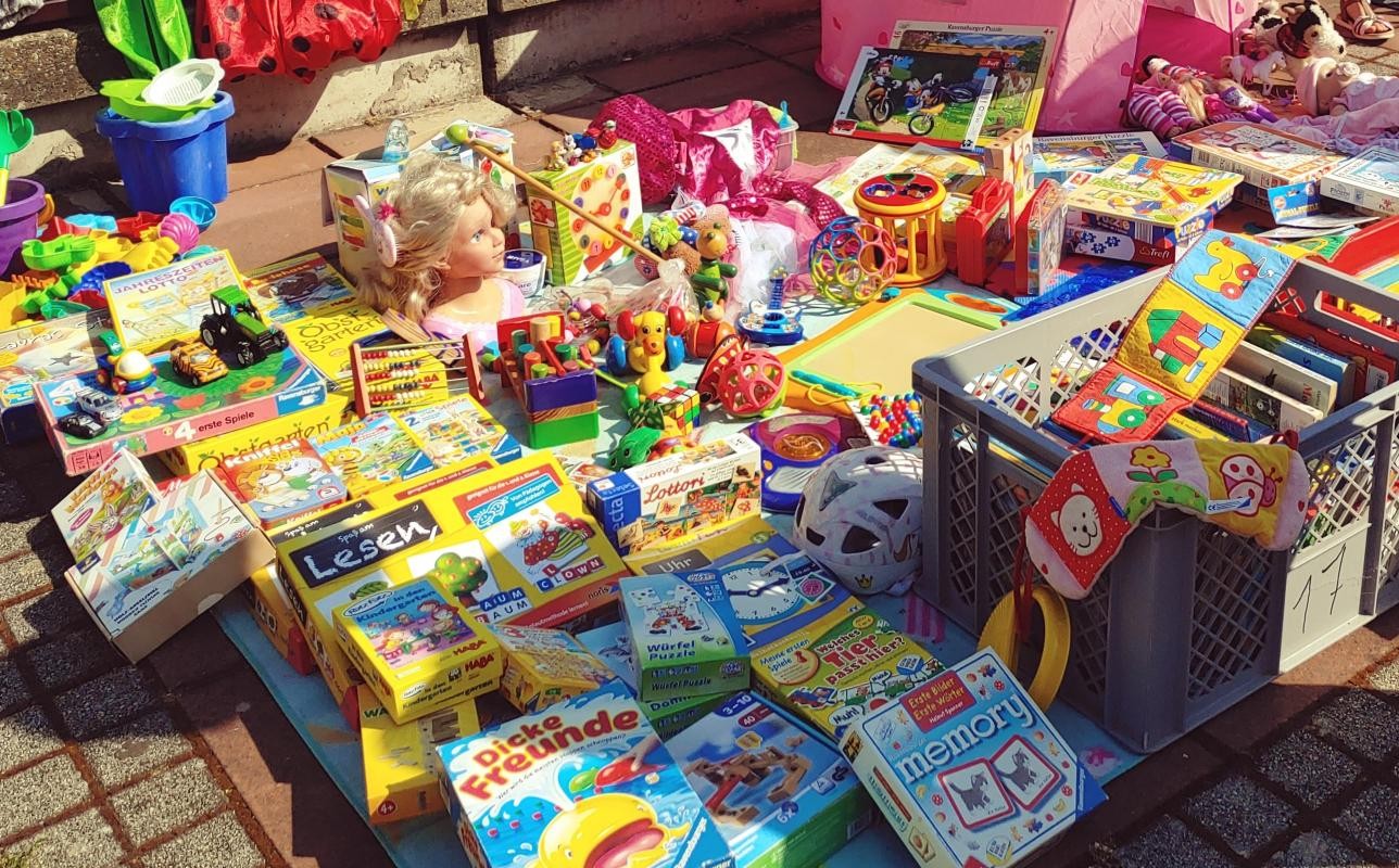 Beim Kinderflohmarkt im Kulturforum gibt es jede Menge gebrauchte Spiele, ausgelesene Bücher, CDs oder unbenutztes Spielzeug. Foto: Stadt Rastatt/Mareike Speidel Beim Kinderflohmarkt im Kulturforum gibt es jede Menge gebrauchte Spiele, ausgelesene Bücher, CDs oder unbenutztes Spielzeug.