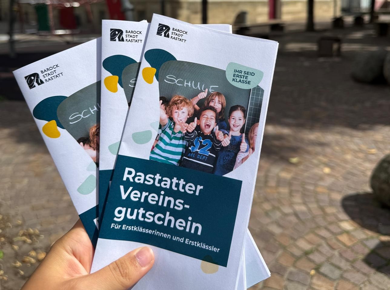 Mit dem Rastatter Vereinsgutschein können Erstklässler kostenlos das vielfältige Angebot der Rastatter Vereine ausprobieren. Foto: Stadt Rastatt/ Dilara Doğan Mit dem Rastatter Vereinsgutschein können Erstklässler kostenlos das vielfältige Angebot der Rastatter Vereine ausprobieren.