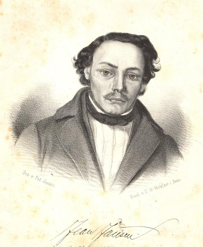 Jean Jansen (1825-1849) - Privatsammlung Ante Historisches Porträt eines Mannes