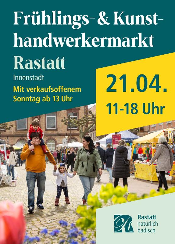 Plakat Frühlings- und Kunsthandwerkermarkt