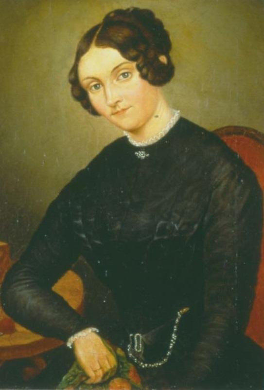Johanna Kinkel, 1840 (Stadtmuseum Bonn, gemeinfrei) Bild Johanna Kinkel