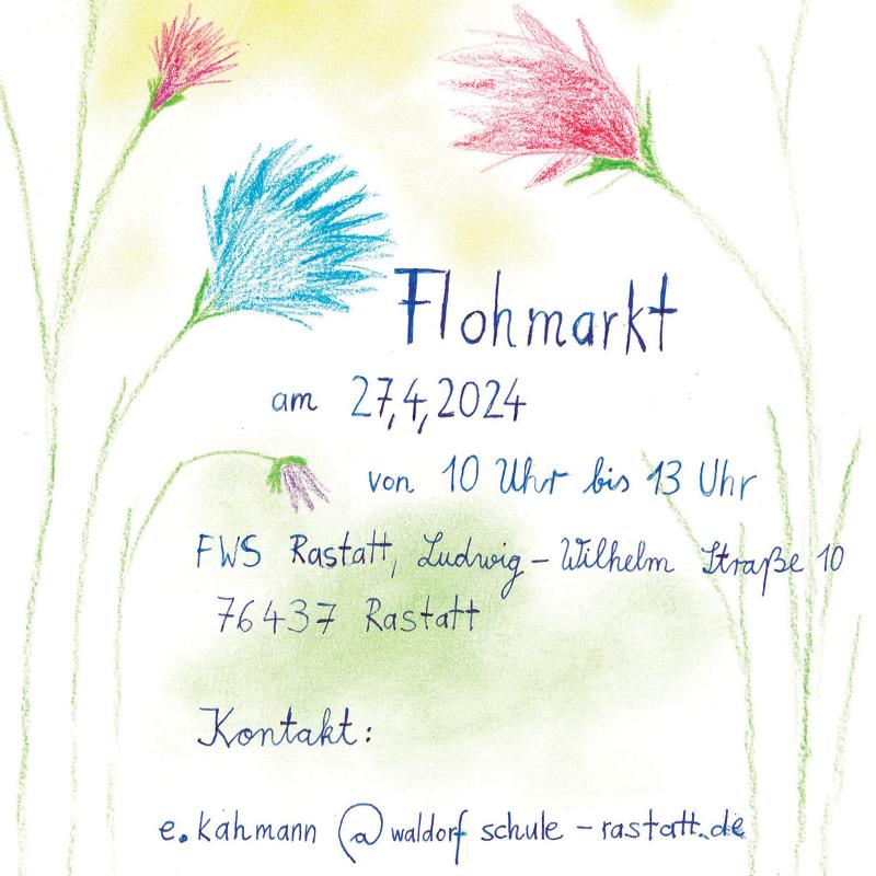 Waldorfschule Rastatt Flohmarkt