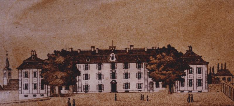 Das Rastatter Lyzeum in der Mitte des 19. Jahrhunderts