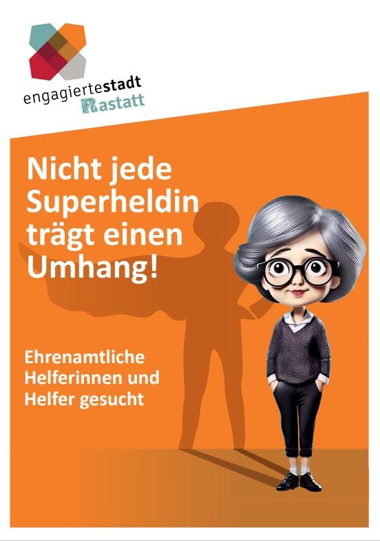 Nicht jede Superheldin trägt einen Umhang !Engagement-Messe am 10.10.2024 Plakat zur Engagement-Messe am 10. Oktober 2024
