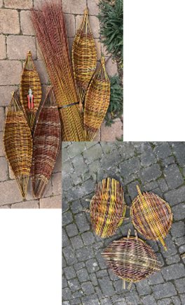 Geflochtene Weidenkunstwerke - Foto: Juliane Eckstein