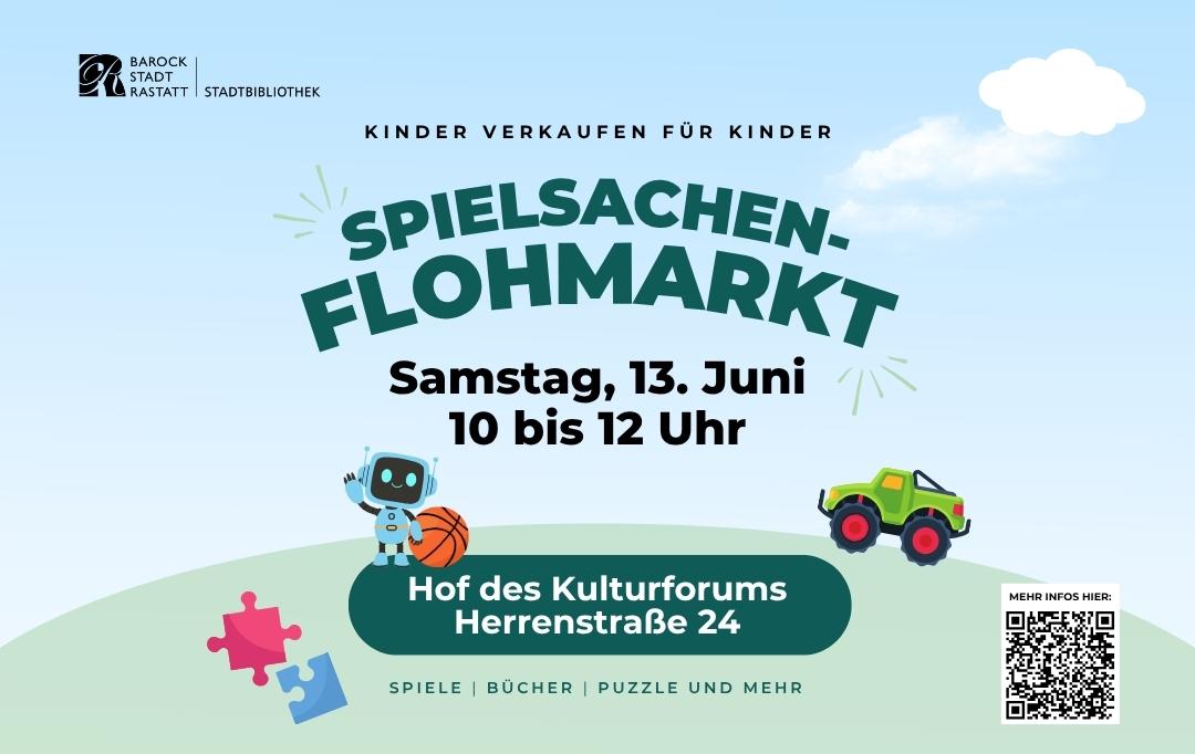 Angebotene Waren beim Kinderflohmarkt