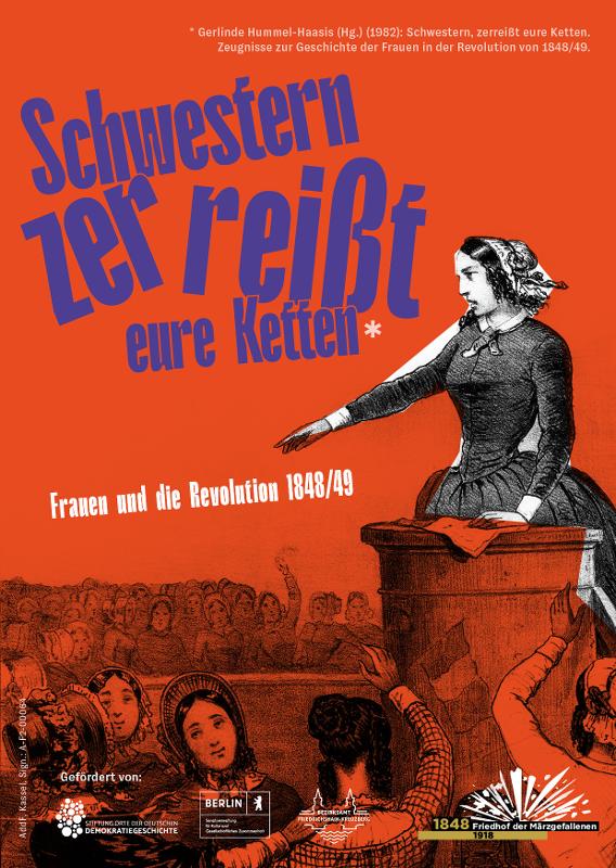 Coverbild der Sonderausstellung "Schwestern, zerreißt eure Ketten! Frauen und die Revolution 1848/49".