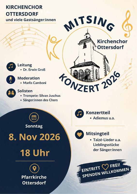 Lauschen, genießen, mitsingen!