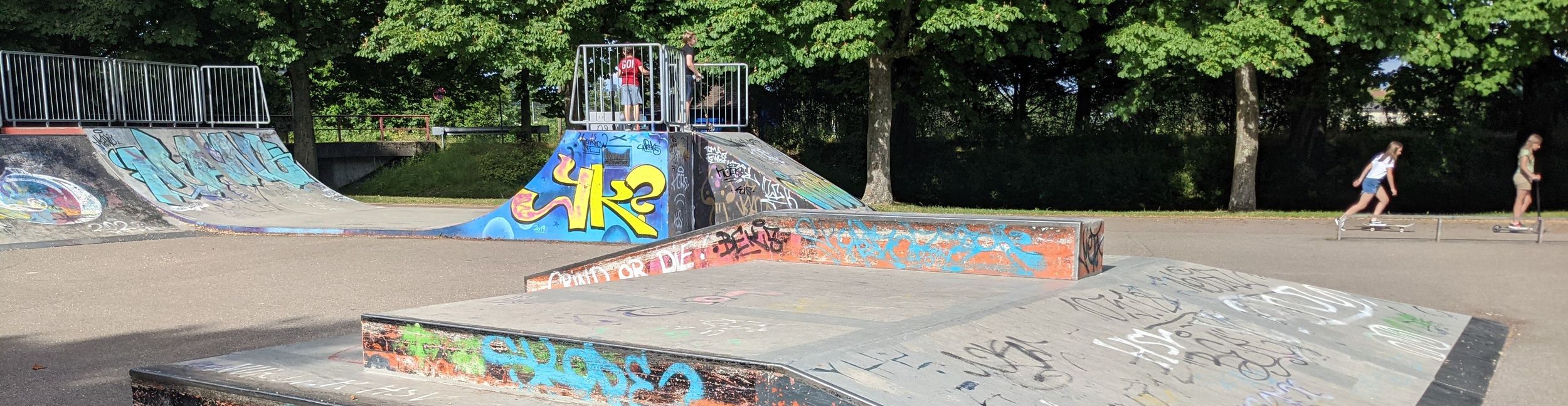 Installation de skate au Philosophenweg à Rastatt