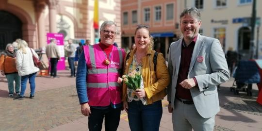 OB mit LR Prof. Dusch und Bürgerin